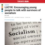 TORONTO SUN COLUMN: Encouraging Young People to Talk with Survivors of Socialism