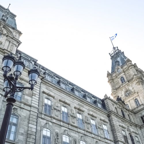 Quebec parliament in Quebec city